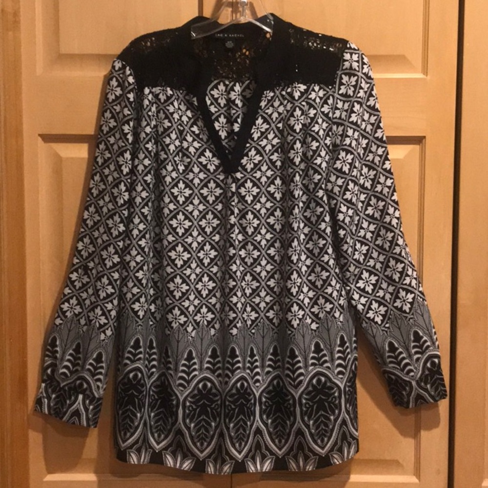 Zac & Rachel Lace Detail Blouse